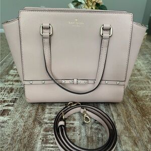 Kate Spade Pink Leather Laurel Way Bag